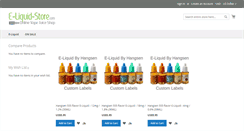 Desktop Screenshot of e-liquid-store.com