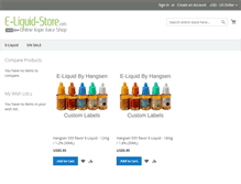 Tablet Screenshot of e-liquid-store.com